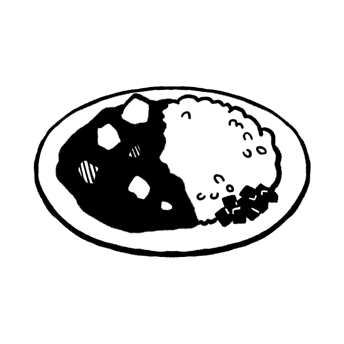 カレーライスのイラスト素材 ゼロサンイラストレーション