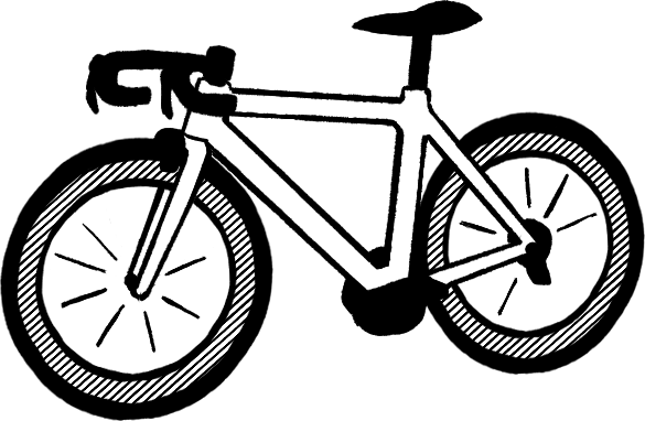 ロードバイクのイラスト素材 ゼロサンイラストレーション